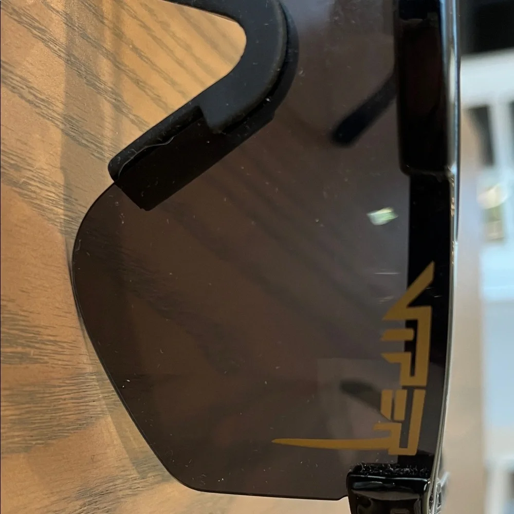 Pit Viper Black and Gold Kids Sunglasses